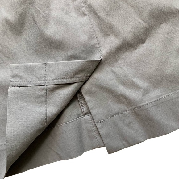 ANTHROPOLOGIE Elevenses Gray Chino Pencil Skirt Size 2 - Picture 4 of 8